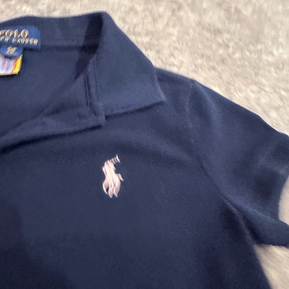 POLO RALPH LAUREN NAVY KIDS DRESS SIZE S/P 7 NWOT - Picture 3 of 6